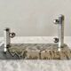 Art Deco photographic frame in marble and glass