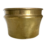 Vintage brass pot cover