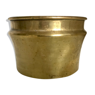 Vintage brass pot cover