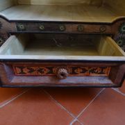 Bali furniture (sideboard) in polychromed banana leaves 54 x 91 x 38 cm