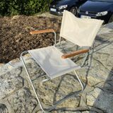 Chaise pliante en tissu
