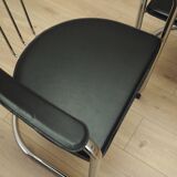 Set of four chairs, Italian design, 1980s, production: Italy
