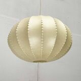 Modern mid-century Cocoon pendant lamp by Friedel Wauer for Goldkant Leuchten, Germany, 1960s.