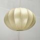 Modern mid-century Cocoon pendant lamp by Friedel Wauer for Goldkant Leuchten, Germany, 1960s.