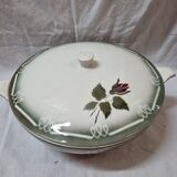 Digoin earthenware soup tureen, Sarreguemines 1940/50