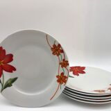 6 Dessert plates "Chriss G. Collection"