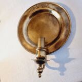 Rare Bronze Wall Lamp Early 20th Century Signed Arik V 1500
