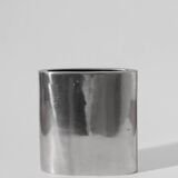 Polished Aluminum Square Flat Vase