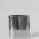 Polished Aluminum Square Flat Vase