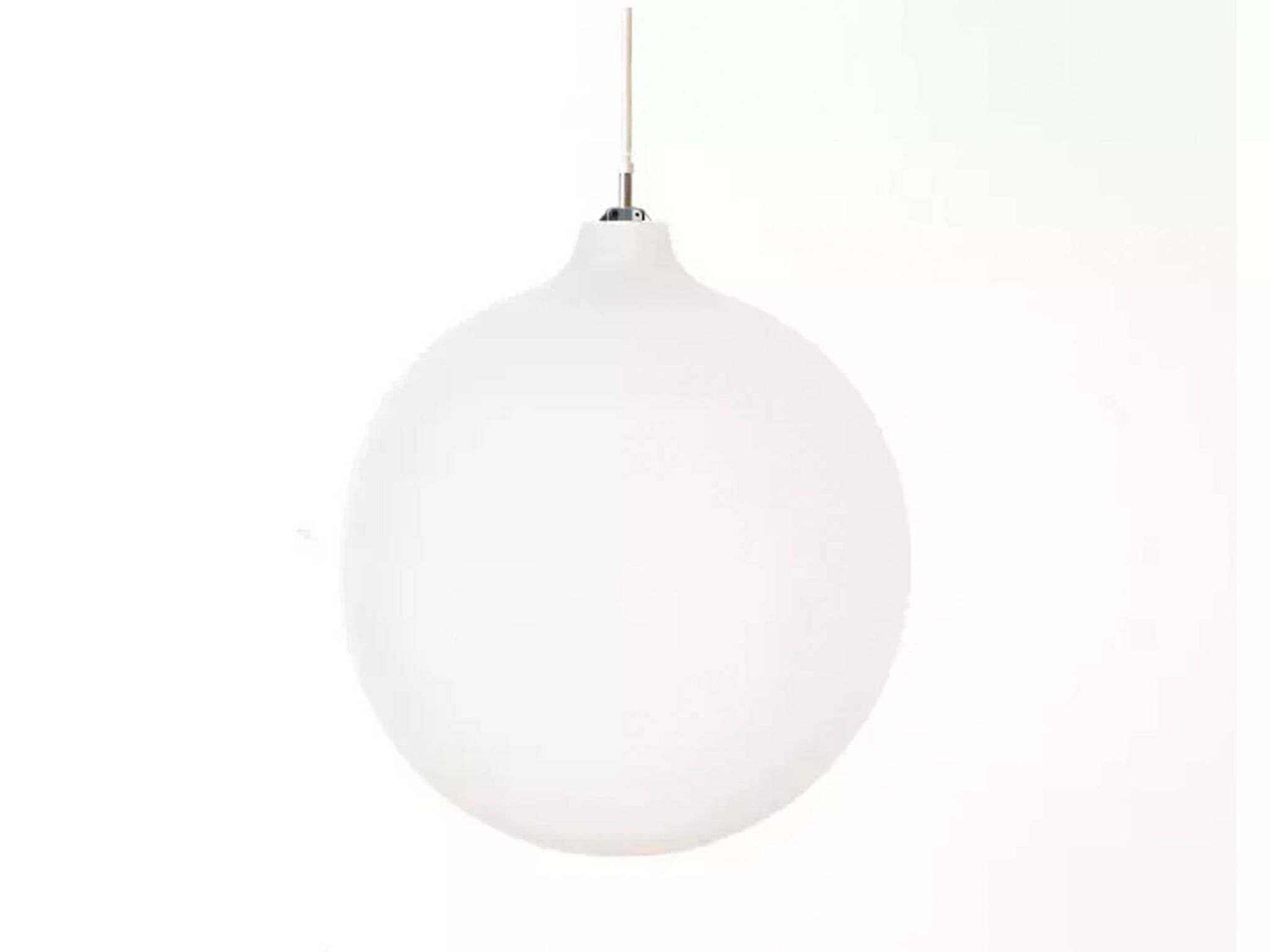 Danish suspension in opal model Wohlert Ø 30 cm. Vintage