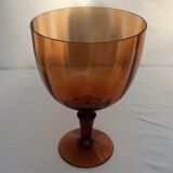 Amber-sized glass vase