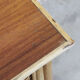 Desk in rattan and caning