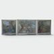 Set of Five Art Nouveau Decorative Panels. Allegory. French Work.