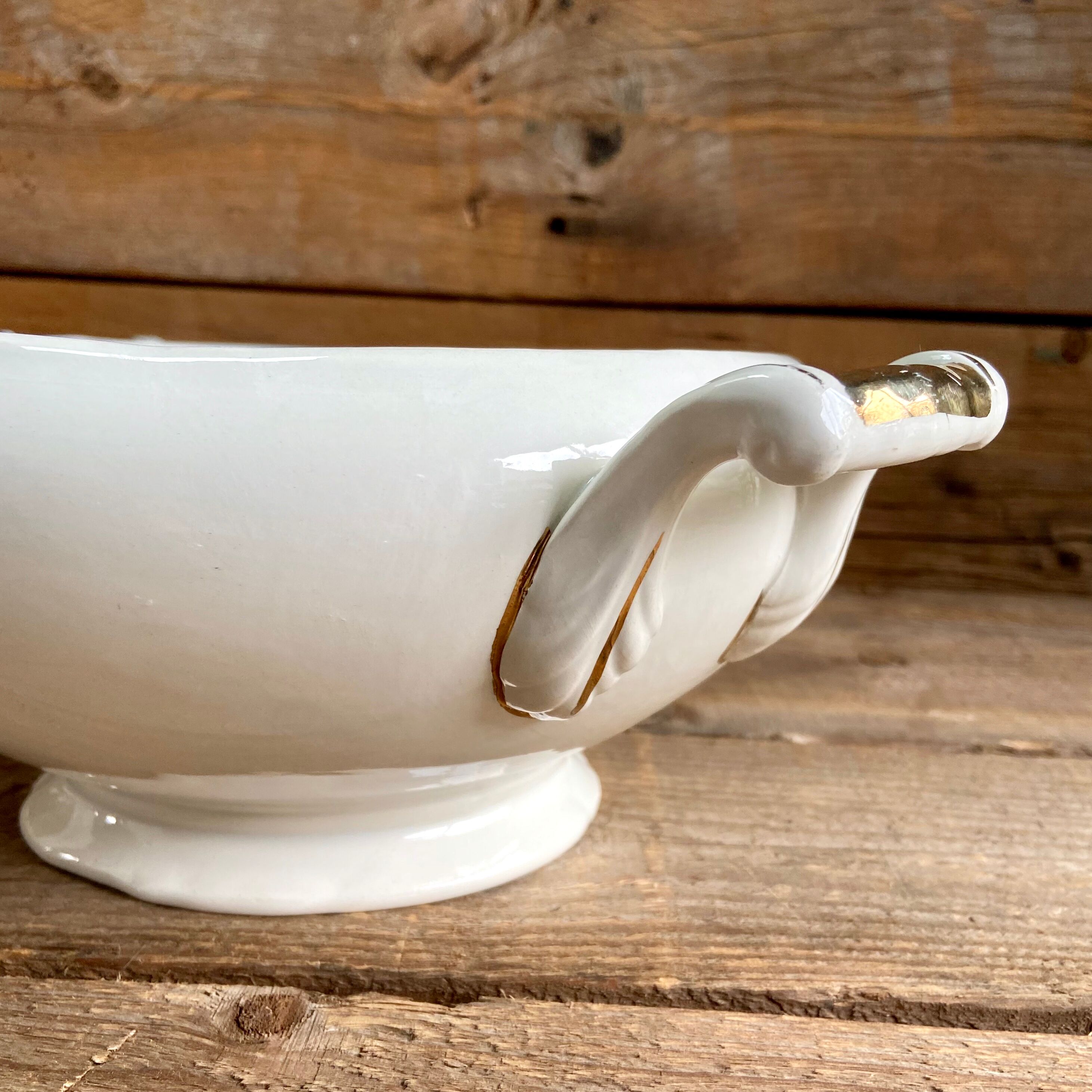 Vintage Digoin Sarreguemines vegetable dish