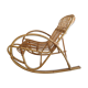 Fauteuil à bascule en rotin