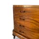 Commode italienne Art déco en ronce de noyer, années 1930