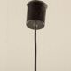 Italian mid century modern opaline glass pedant lamp, 1970s
