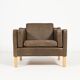 Vintage Danish design leather armchair from Vemb, 1980’s