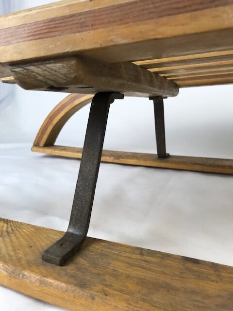 Wood luge "Megève's sled"
