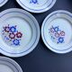 8 K & G Lunéville Sylvain pattern dinner plates