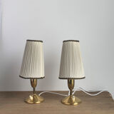 Pair of bedside lamps, 1960s