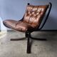 Vintage Scandinavian Falcon lounge chair by Sigurd Ressel, 1970.