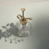 Vintage transparent glass spray