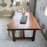 Rustic farmhouse table, solid oak, 2m