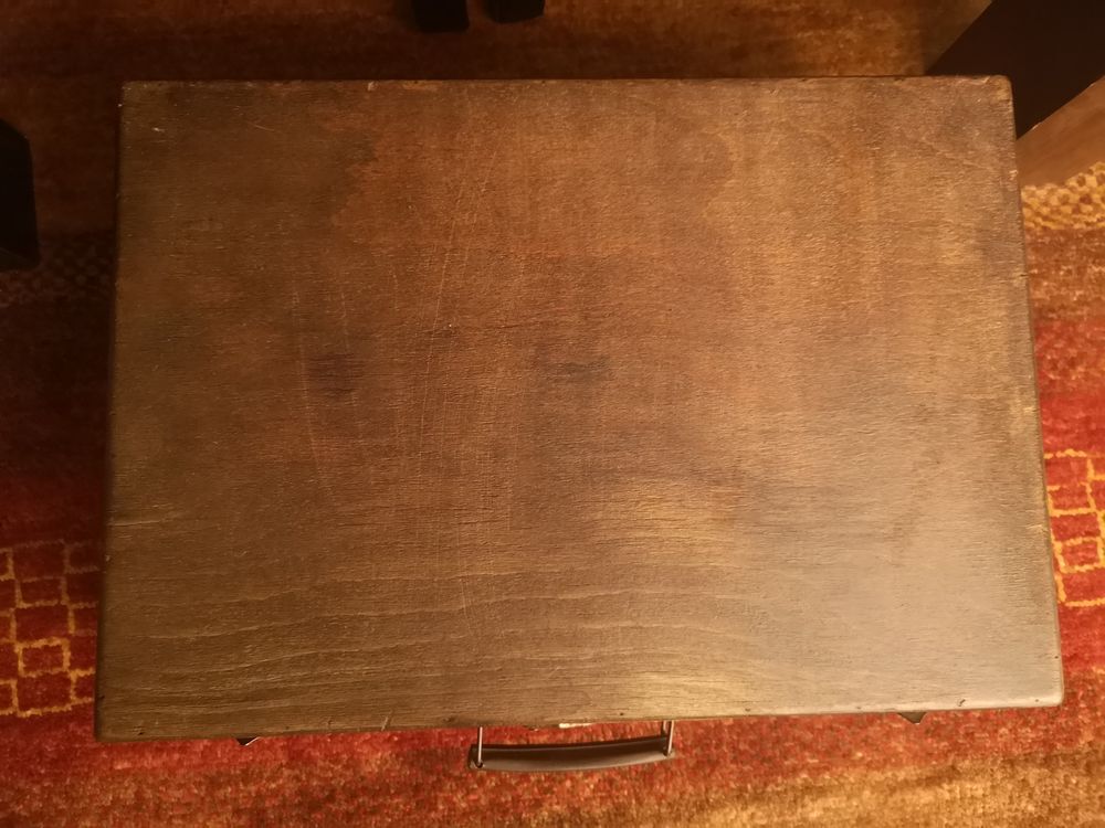 Uncompartmentalized painter's briefcase/suitcase - 1930s/1940s