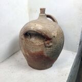Old round stoneware jug