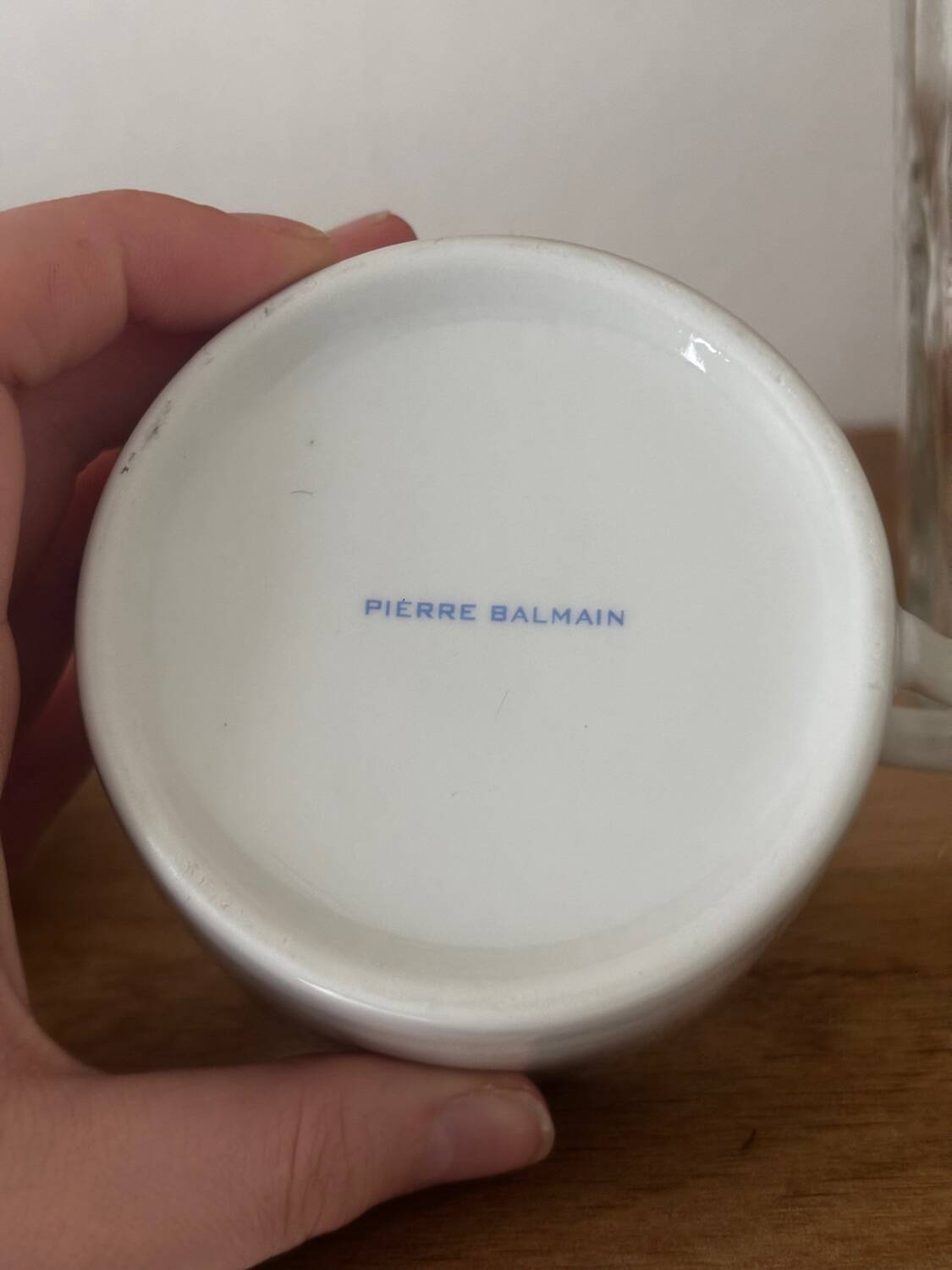 Two cups and saucers Pierre Balmain