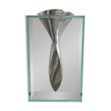 Designer aluminum soliflore vase