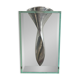 Designer aluminum soliflore vase