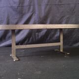 1960s industrial ceramic and steel coffee table !!!