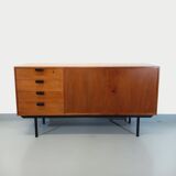 Vintage Scandinavian style modernist teak sideboard from the 50s 60s, Robin Day design for Hille