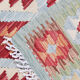 Flat-woven area rug kilim 90x119cm
