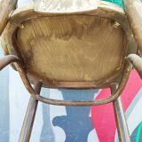 Tabouret de bar en bois courbé
