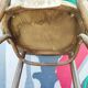 Curved wooden bar stool