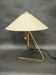 Lampe de table en laiton des années 1960 par Helena Frantová, Tchécoslovaquie