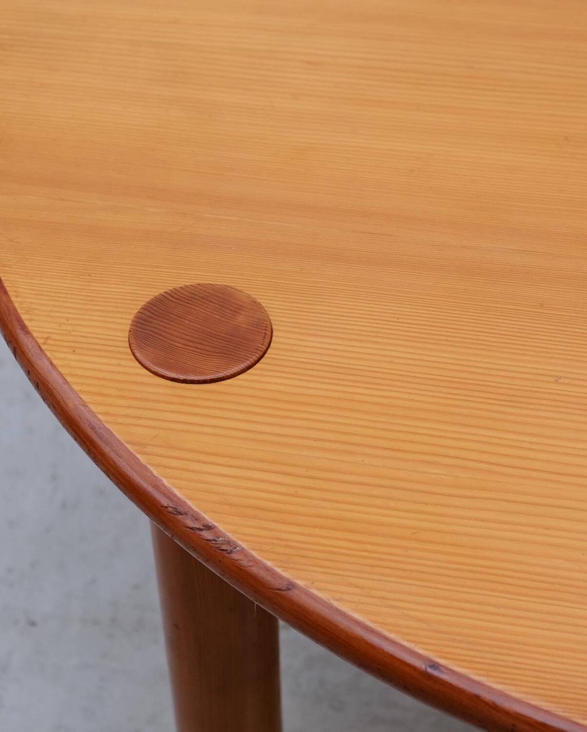 Modernist Pine Dining Table, 1970s