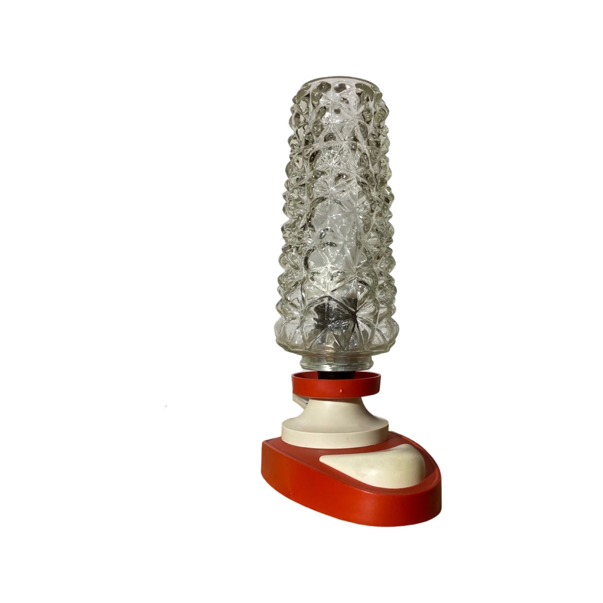 Mid-Century Space Age Bedside Bubble Table Lamp from Fischer Leuchten - 1970s | German