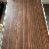 Vintage side table on wheels 60s