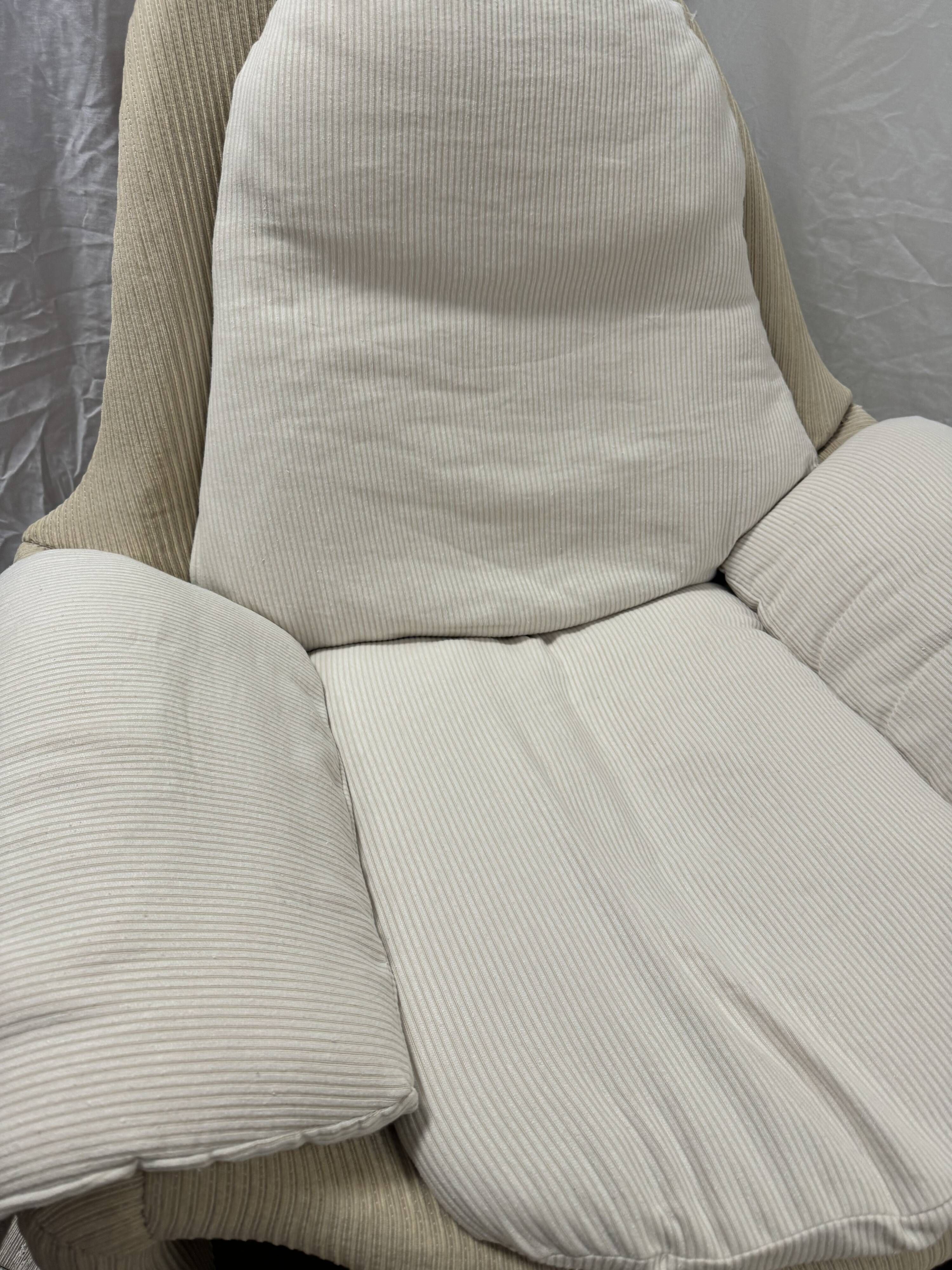 P60 armchair and ottoman by Vittorio Introini for Saporiti