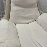 Fauteuil et ottoman P60  par Vittorio Introini pour Saporiti