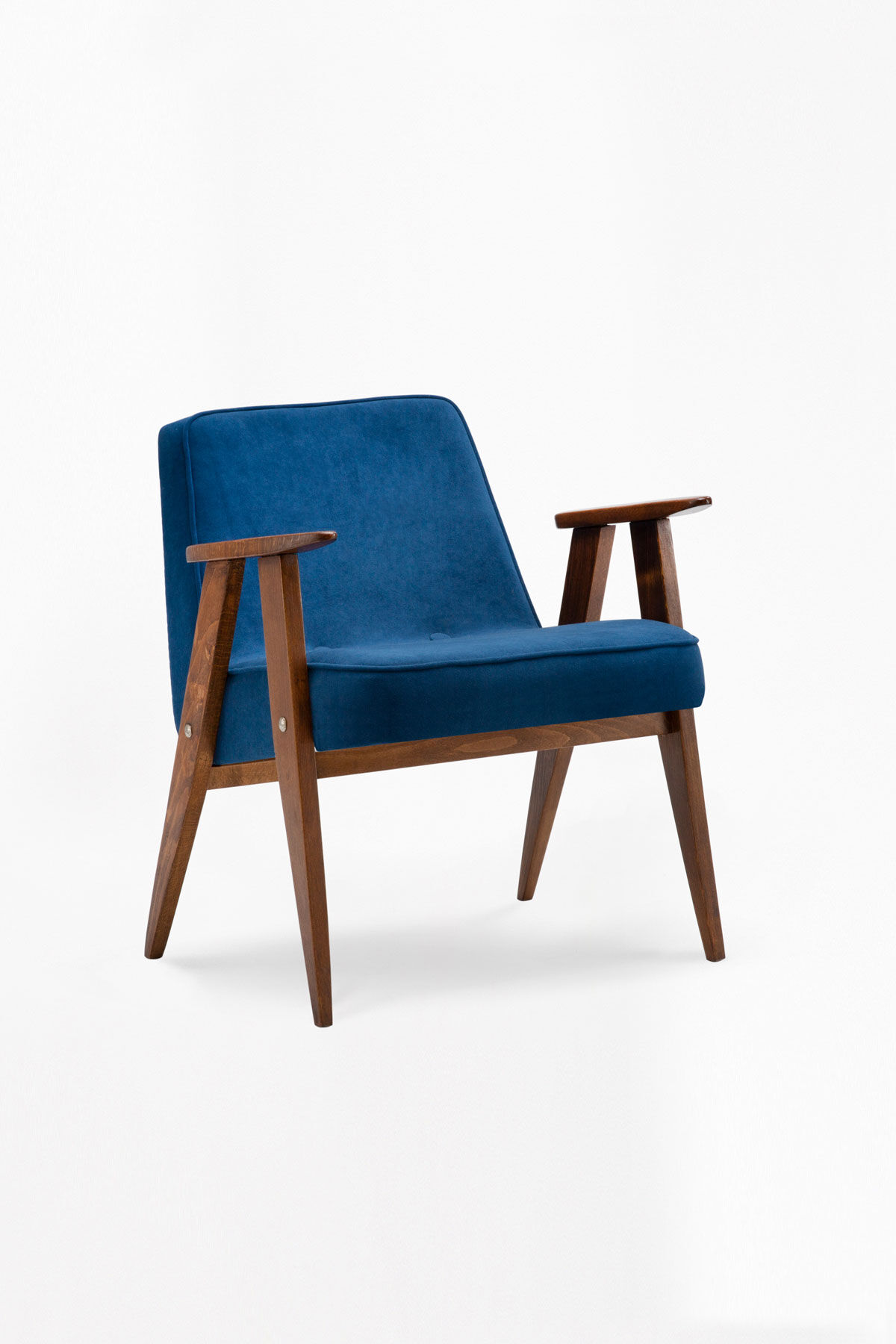 366 armchair / indigo velor