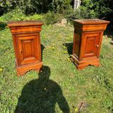 Solid cherry bedside tables