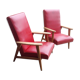 Paire de fauteuils style scandinave vintage 1971