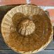 Old Basket Rising Bread Dough Wicker Braided Vintage