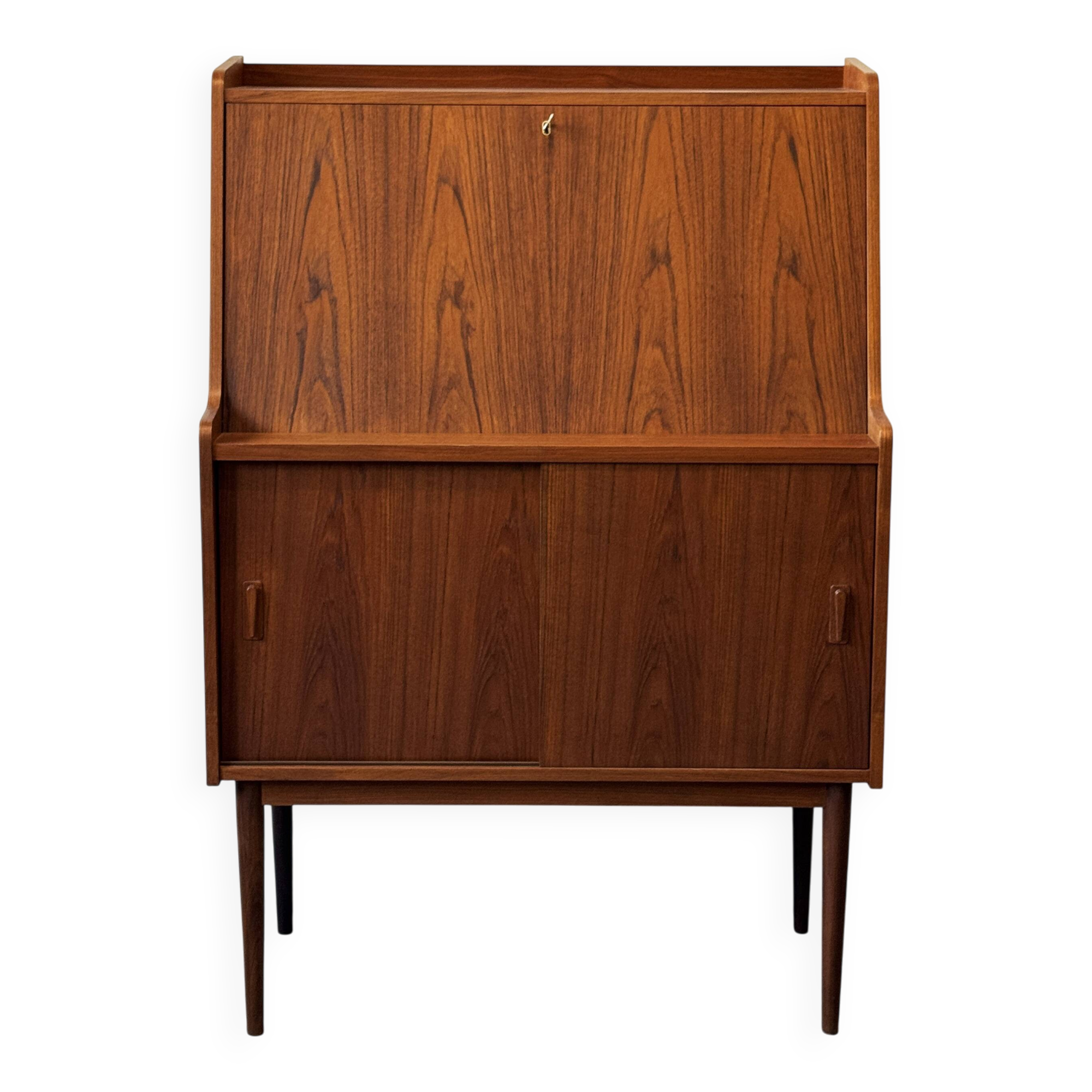 Secretary/desk, Denmark, 1960s/1970s, Mid-C Modern style, vintage