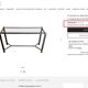 Iconique console à entretoise signée Pierre Vandel Paris